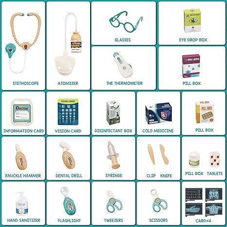 Buy Doctor Kit for Kid Pretend Medical Station Toy Set | Yallatoys.com