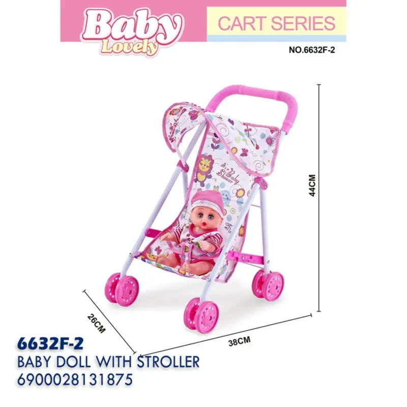 Buy Baby Doll With Stroller | Yallatoys.com