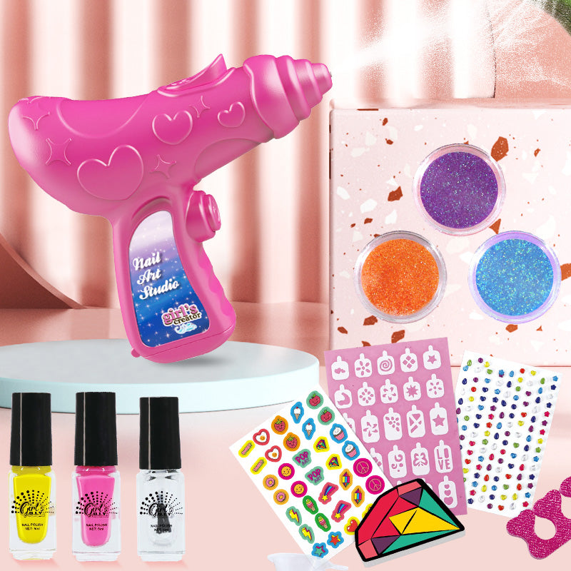 Buy Nail Art Salon With Non Toxic Nail Polish | Yallatoys.com