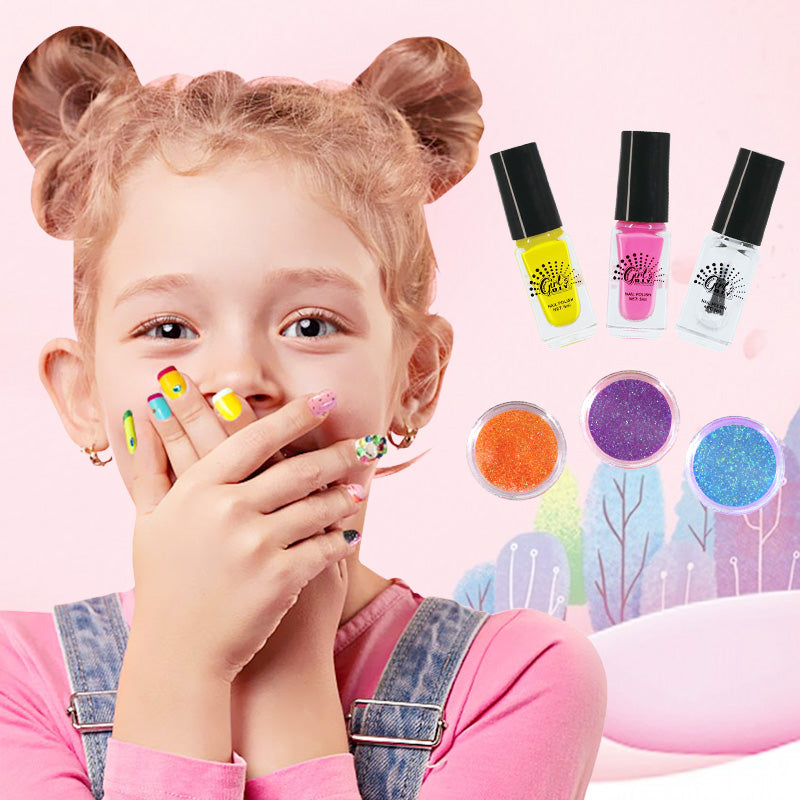 Buy Nail Art Salon With Non Toxic Nail Polish | Yallatoys.com