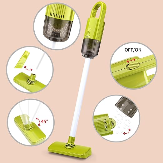 Buy Little Helper Cleaning Cart Set Green color | Yallatoys.com