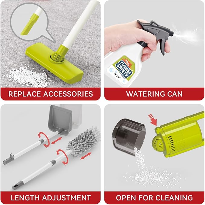 Buy Little Helper Cleaning Cart set Red Color | Yallatoys.com