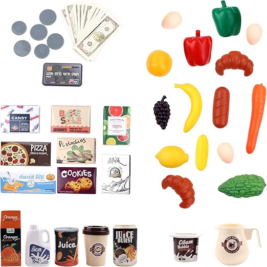 Buy Super Market Combination Playset Brown color | Yallatoys.com