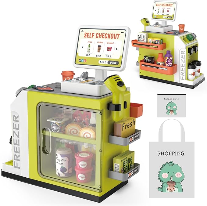 Buy Cash Register Playset For Kids 46pcs | Yallatoys.com