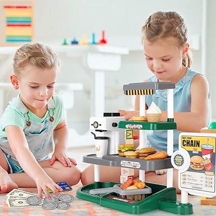 Buy Mini fast food chain Green color | Yallatoys.com