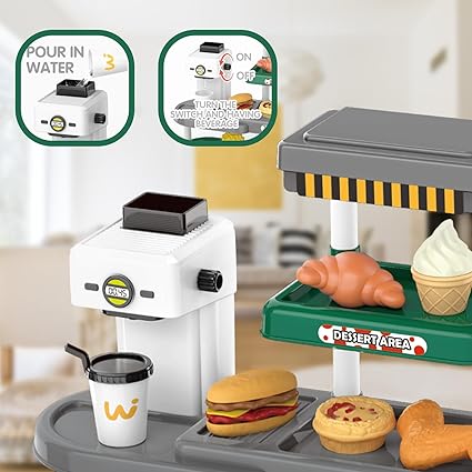 Buy Mini fast food chain Green color | Yallatoys.com