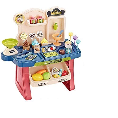 Buy Little Hands Plastic Luxury Mini Supermarket Shop with 33 Accessories | Yallatoys.com