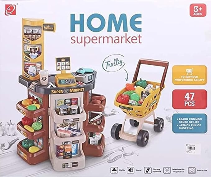 Buy Home Supermarket Set 47pcs | Yallatoys.com