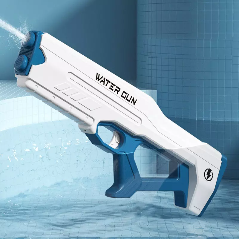Buy Inductive Absorption Electric Water Gun White | Yallatoys.com
