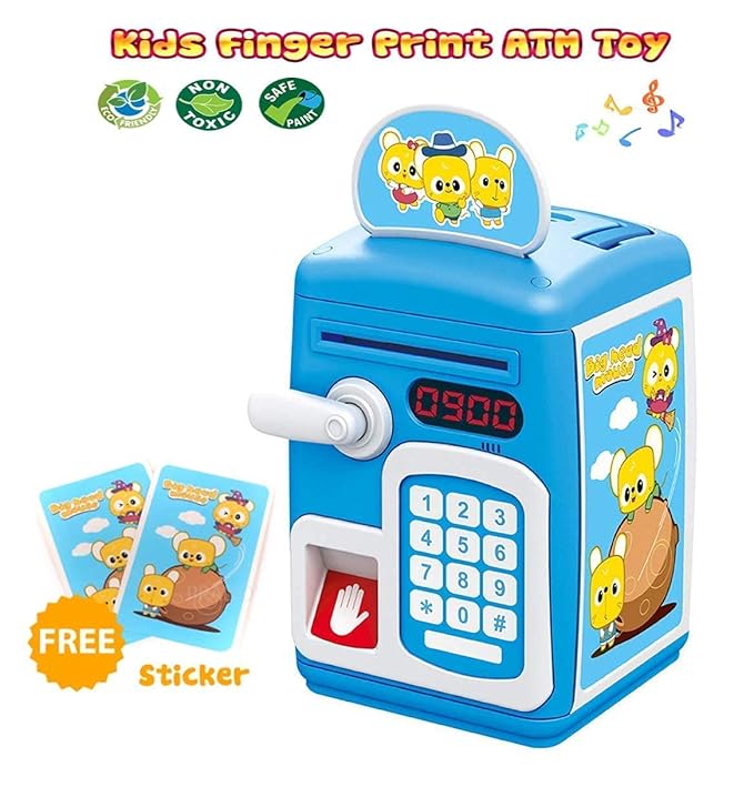 Buy Lattice Sensing Collect Coin and Paper Money saving Box | Yallatoys.com