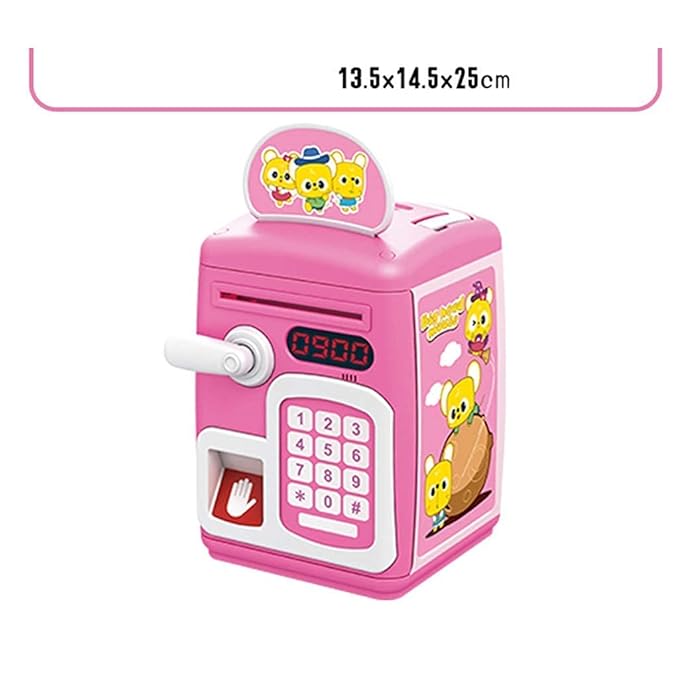 Buy Lattice Sensing Collect Coin and Paper Money saving Box | Yallatoys.com