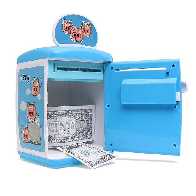 Buy Lattice Sensing Collect Coin and Paper Money saving Box | Yallatoys.com