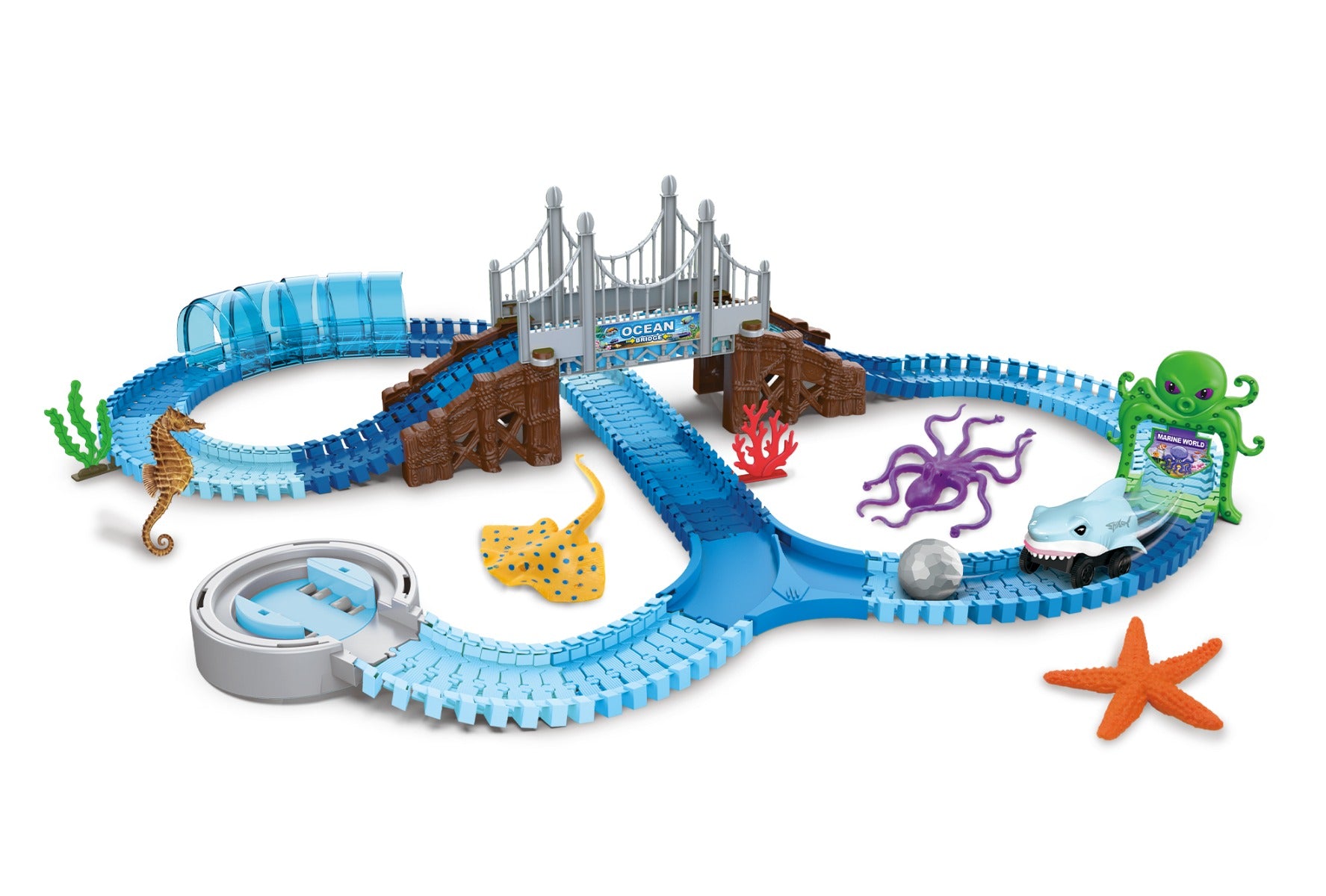 Buy Shark Rail Track Set with 183pcs | Yallatoys.com