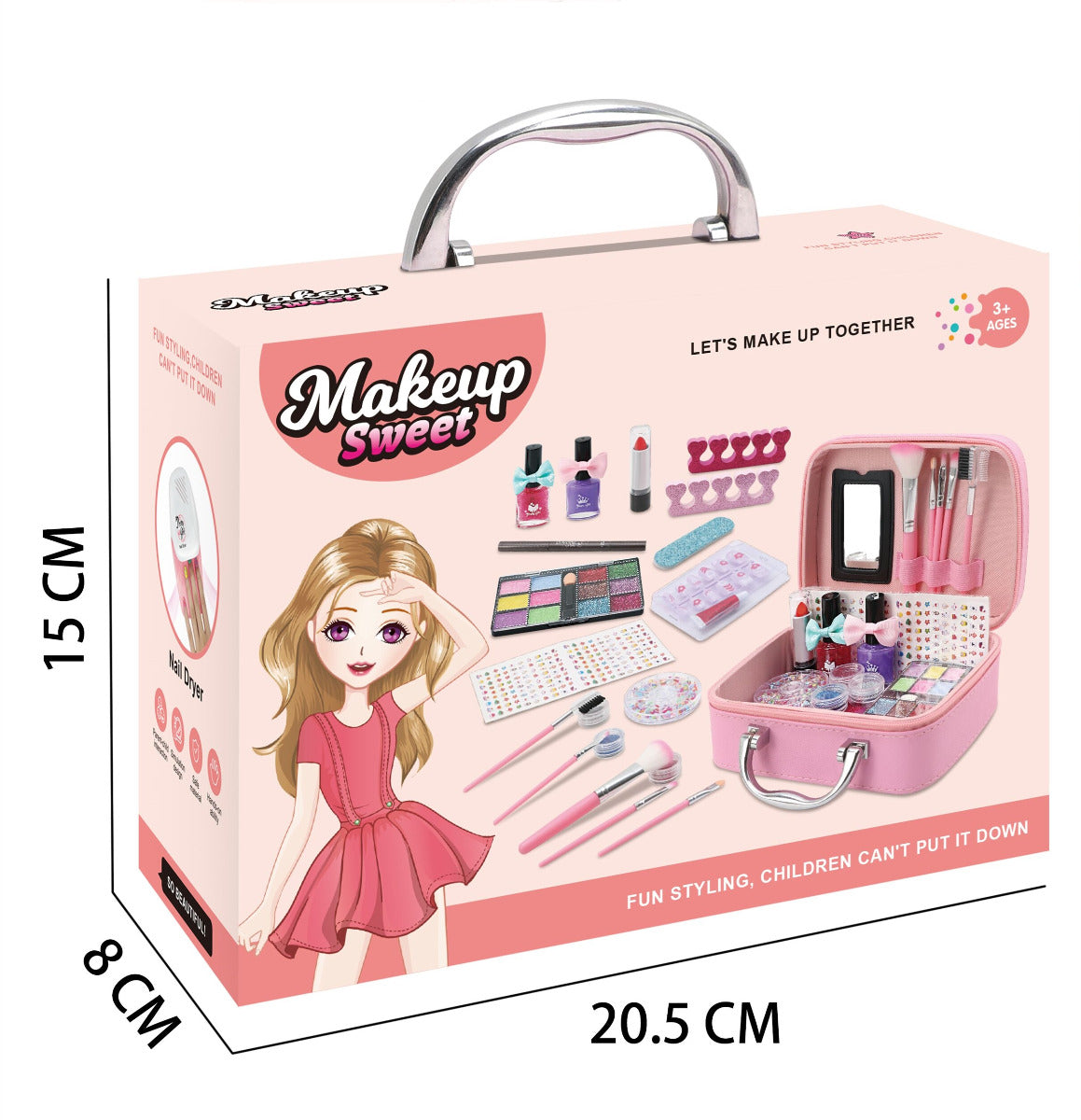 Buy Makeup Bag Set 20 Pcs | Yallatoys.com