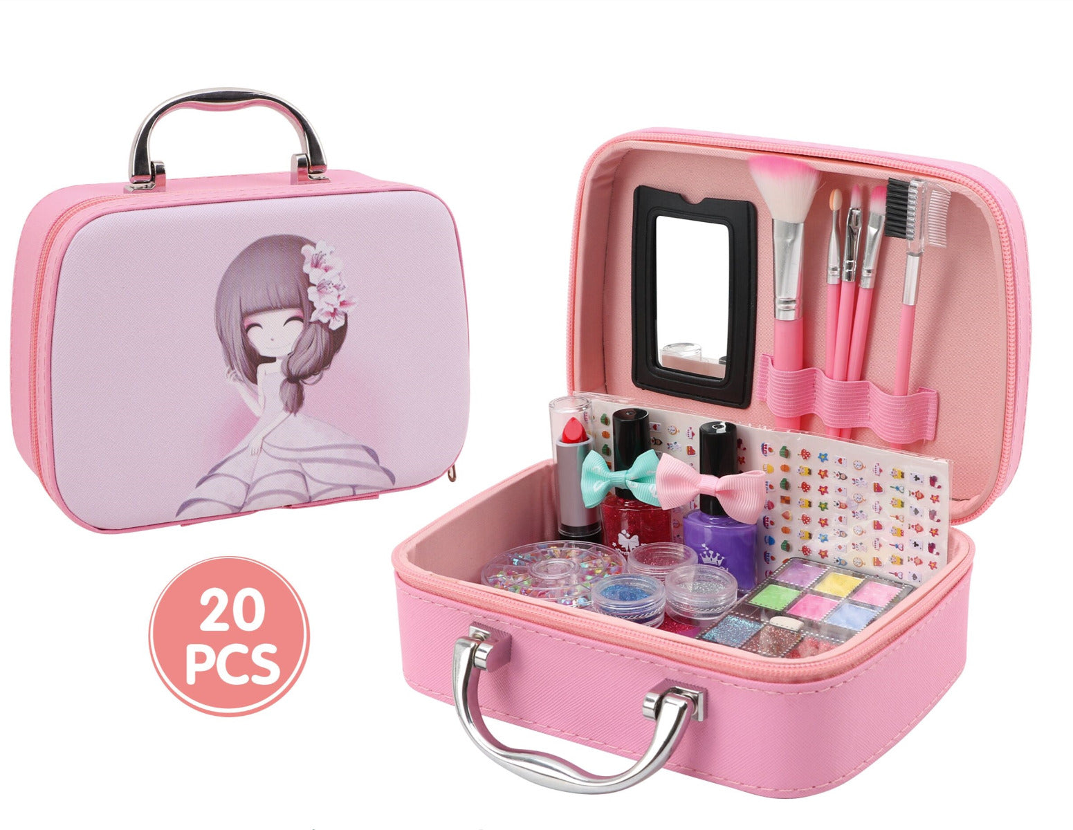 Buy Makeup Bag Set 20 Pcs | Yallatoys.com