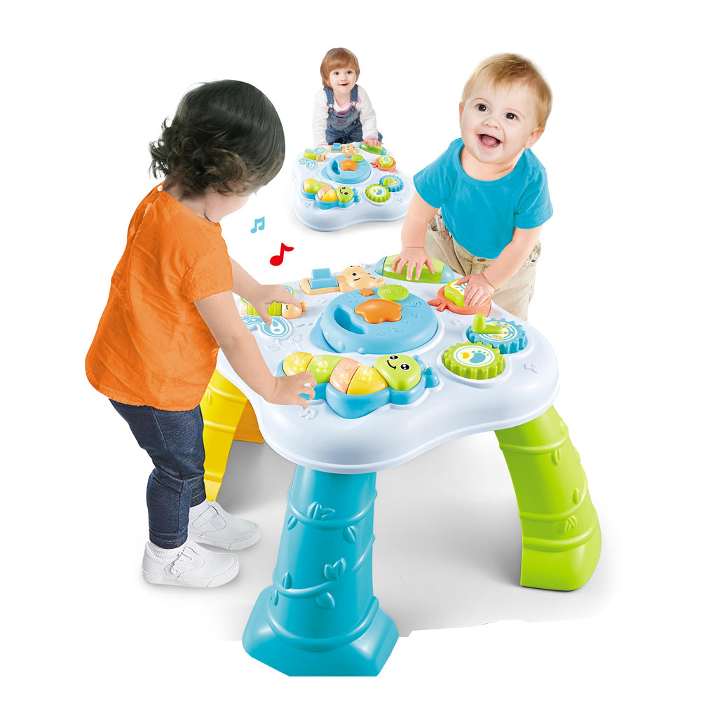 Buy Multi Function Baby Learning Table Blue | Yallatoys.com