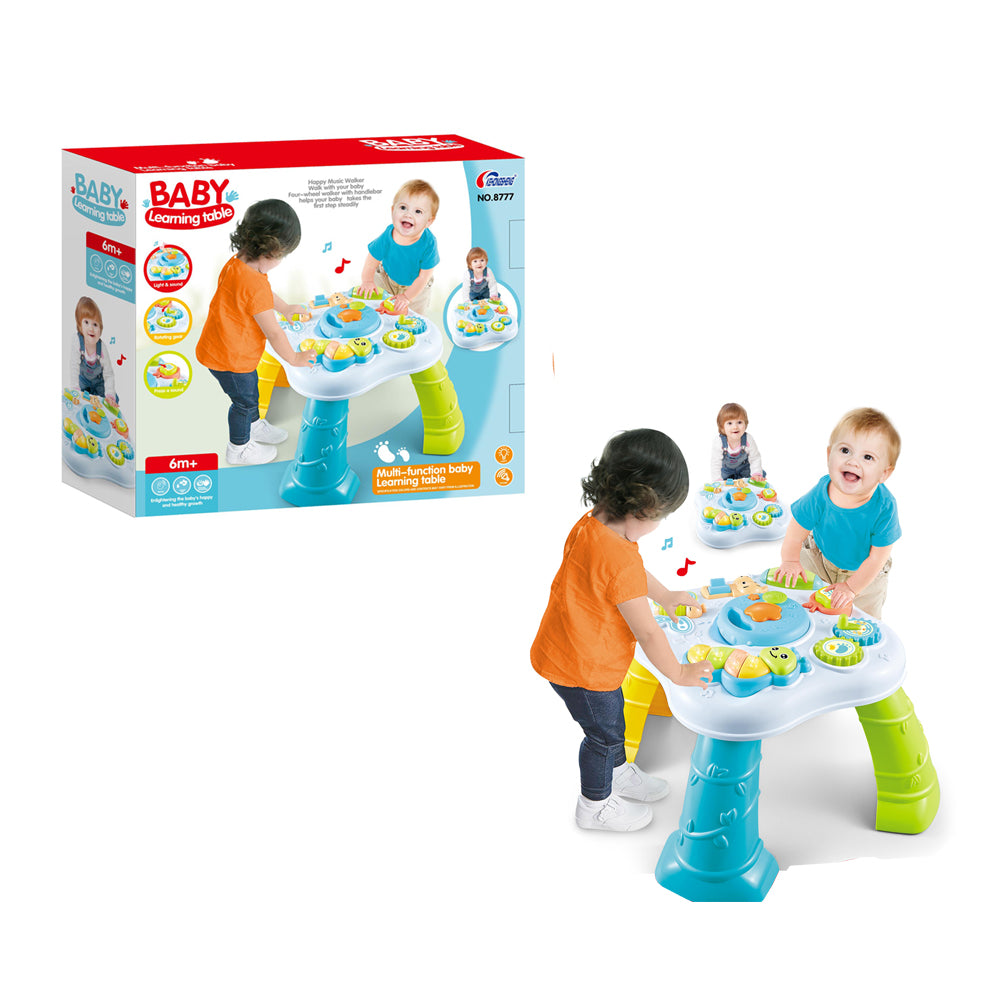 Buy Multi Function Baby Learning Table Blue | Yallatoys.com