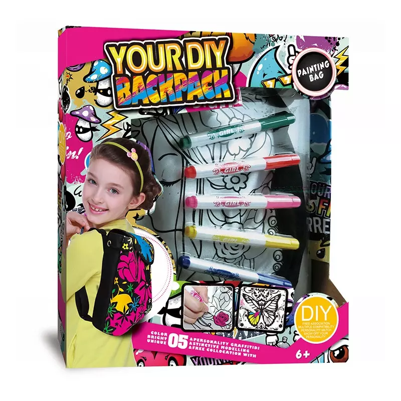 Buy DIY Graffiti Coloring Bag Pack | Yallatoys.com