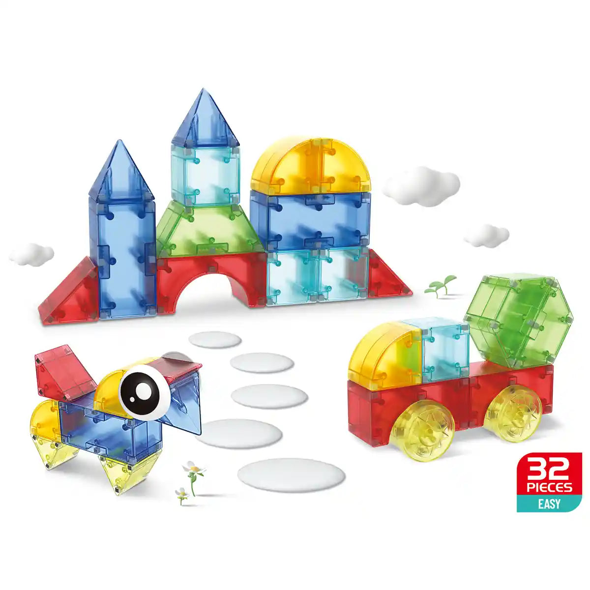 Buy Magic Magnetic Building Blocks 98Pcs Set | Yallatoys.com