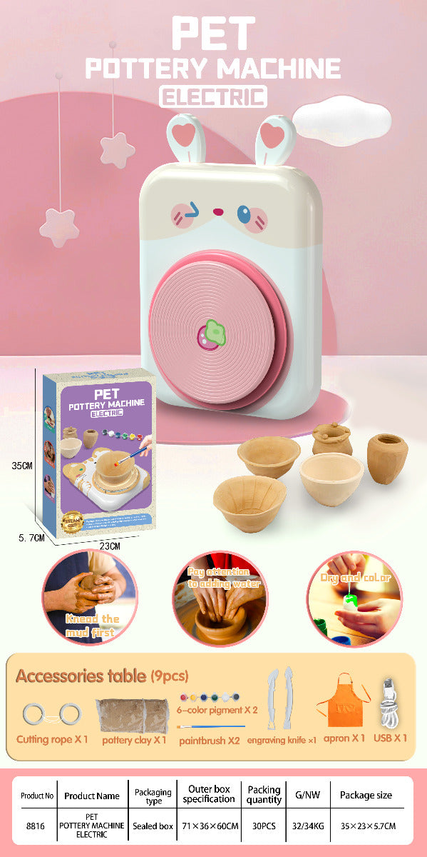 Buy Pet Rabbit Pottery Machine | Yallatoys.com