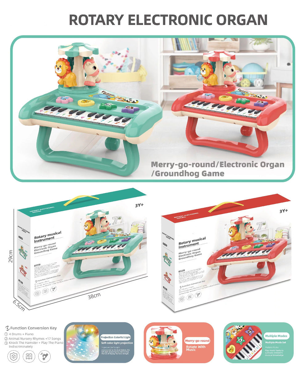 Buy Rotary Electronic Mulitfunction Piano (Sold Separately Subjected To Availability) | Yallatoys.com