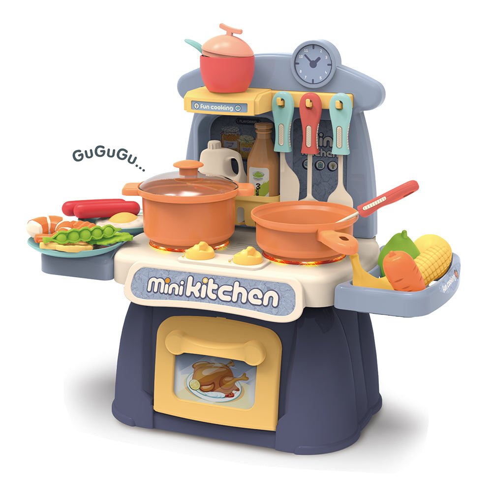 Buy Mini Electronic kitchen Playset Blue color | Yallatoys.com