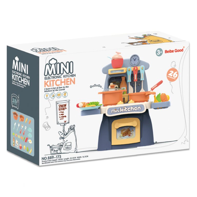 Buy Mini Electronic kitchen Playset Blue color | Yallatoys.com