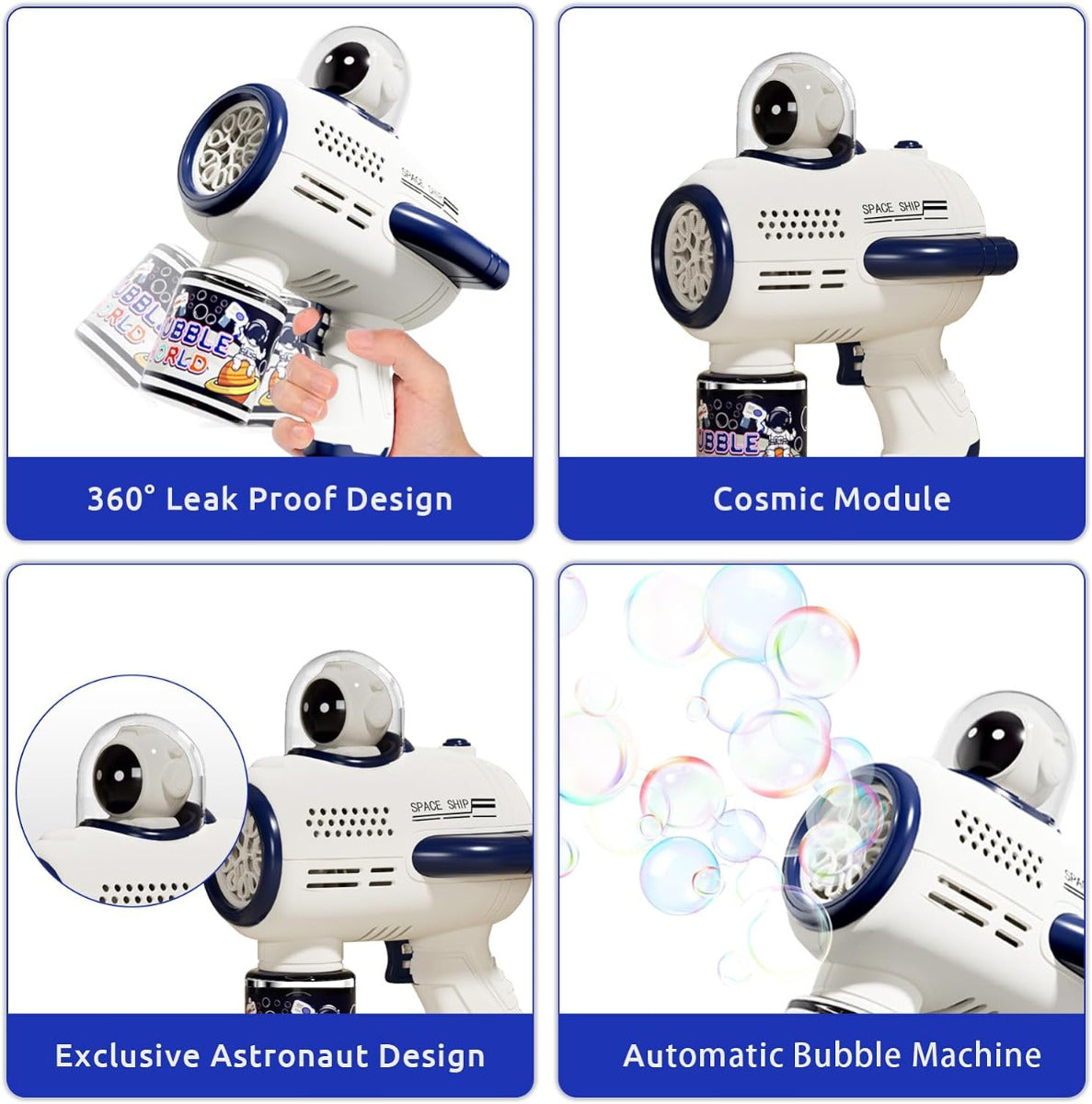 Buy Bubble Machine Gun Outer Space Astronauts (Sold Separately Subjected To Availability) | Yallatoys.com