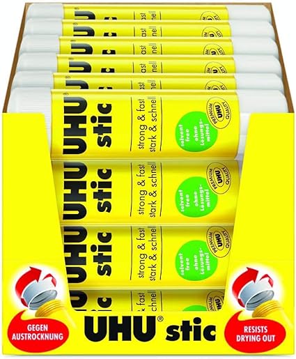Buy UHU Glue Stick 8g Pack of 24 | Yallatoys.com