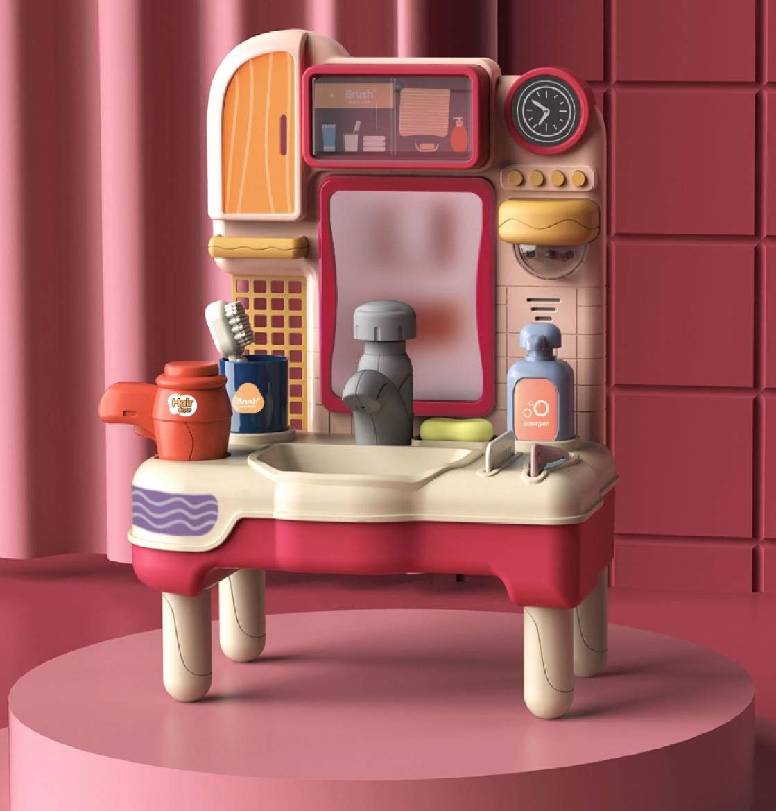 Buy Role Play Washbasin Washstand Sink Toy Set | Yallatoys.com