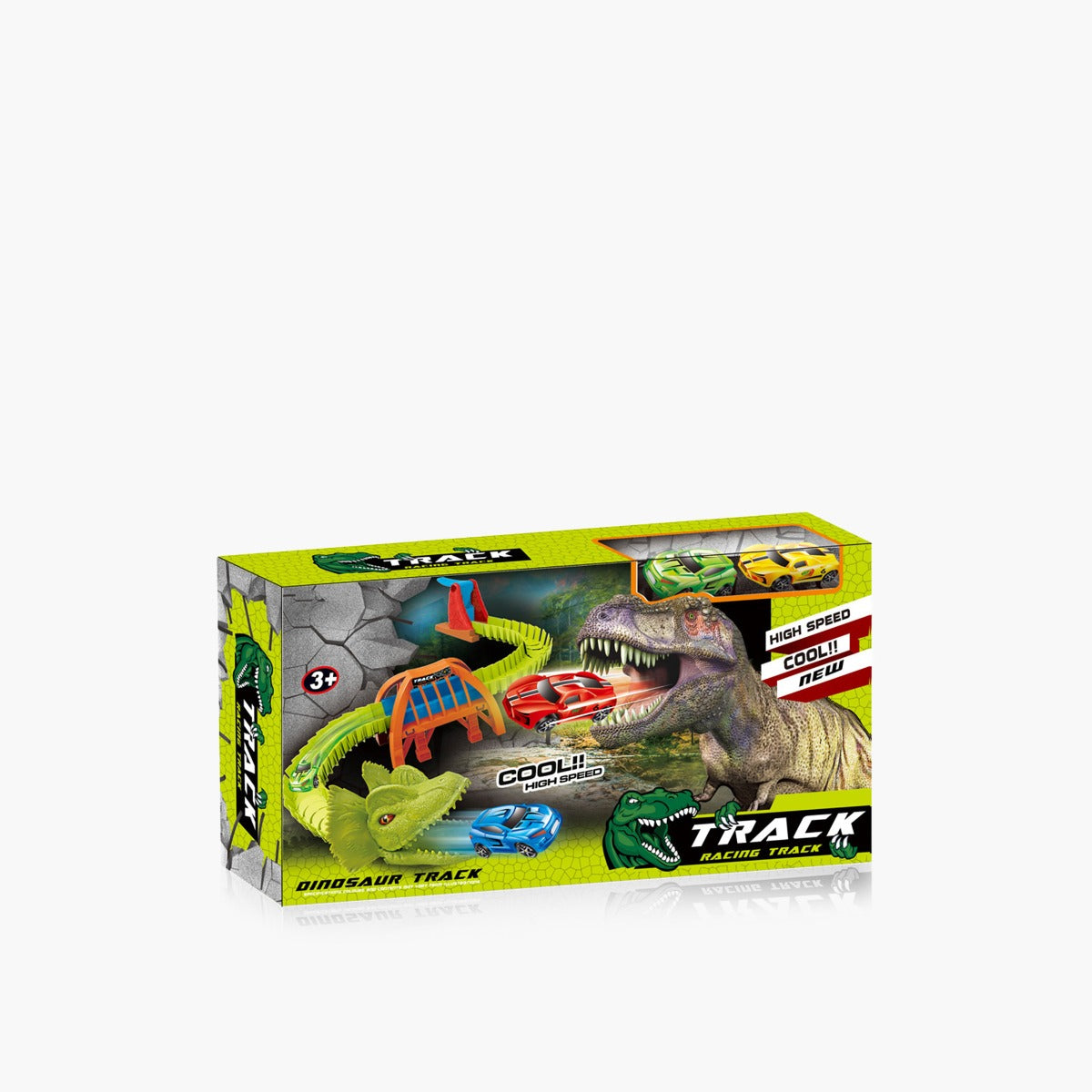 Buy Dinosaur Car Racing Track Playset | Yallatoys.com