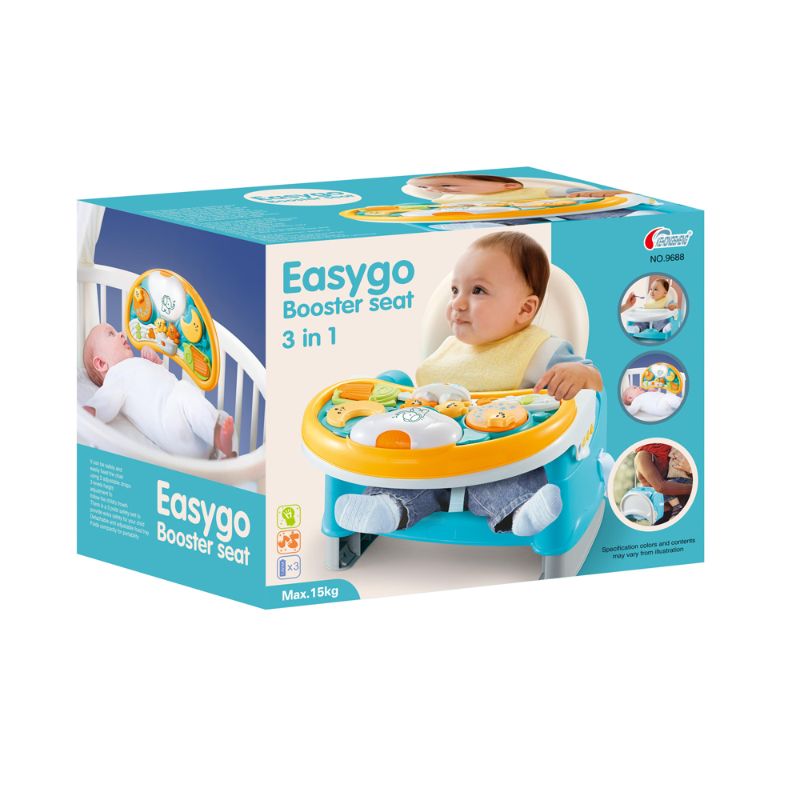 Buy Easygo 3 in 1 Booster Seat Blue | Yallatoys.com