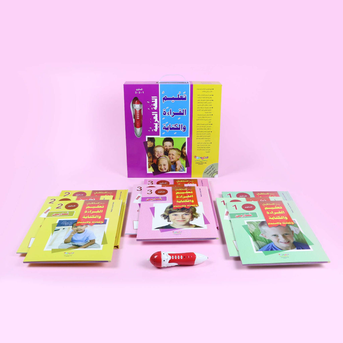 Buy Teaching Reading And Writing With A Talking Pen Level 1-2-3 4 Books with 3 Activity Discs | Yallatoys.com