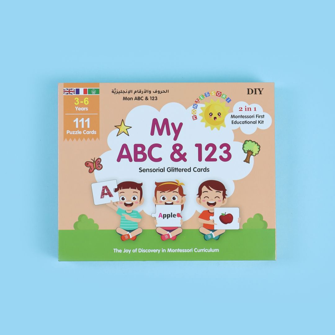 Buy The First Montessori Educational Cards English Letters And Numbers | Yallatoys.com