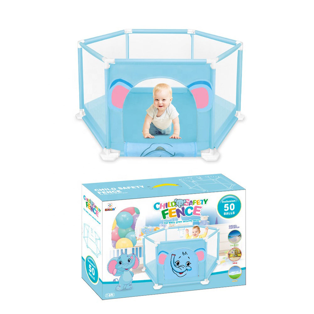 Buy Children Safety Fence Elephant 50 Balls | Yallatoys.com
