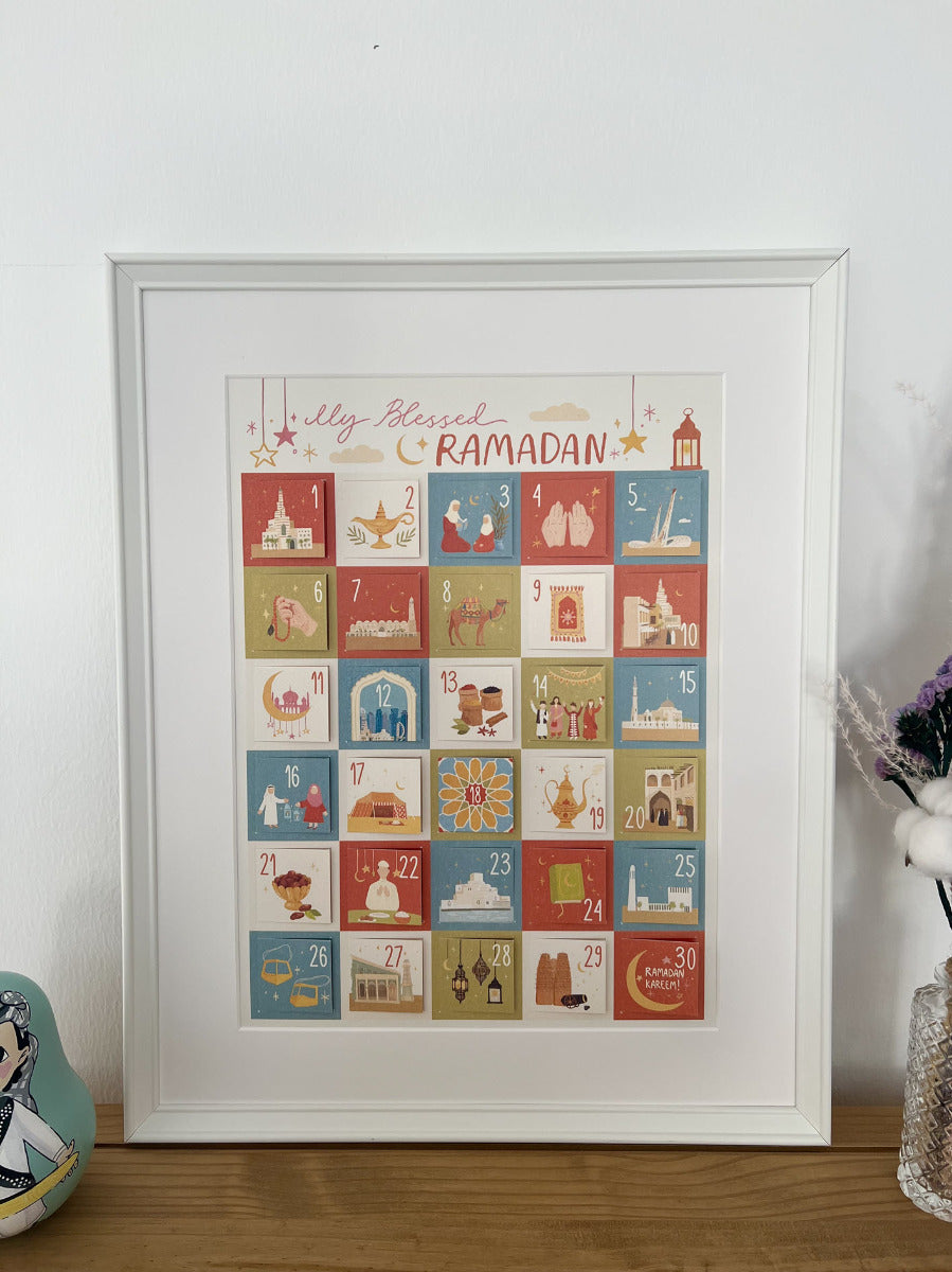 Buy Ramadan Advent Calendar Framed | Yallatoys.com