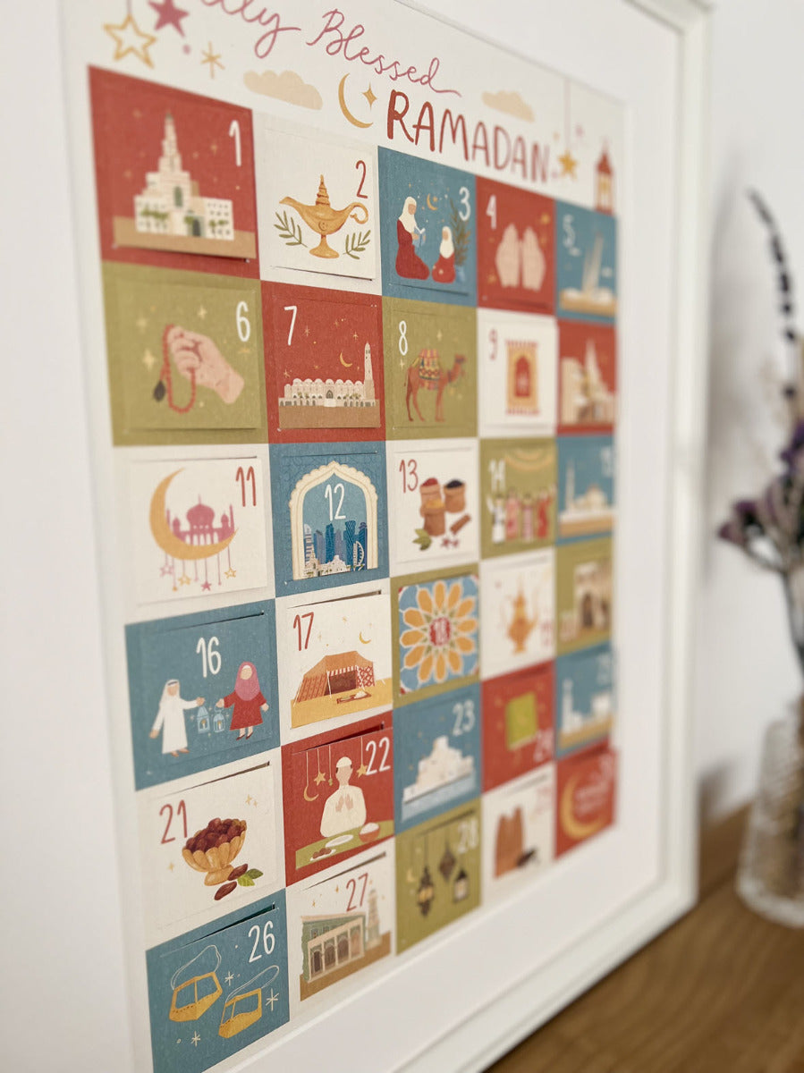 Buy Ramadan Advent Calendar Framed | Yallatoys.com