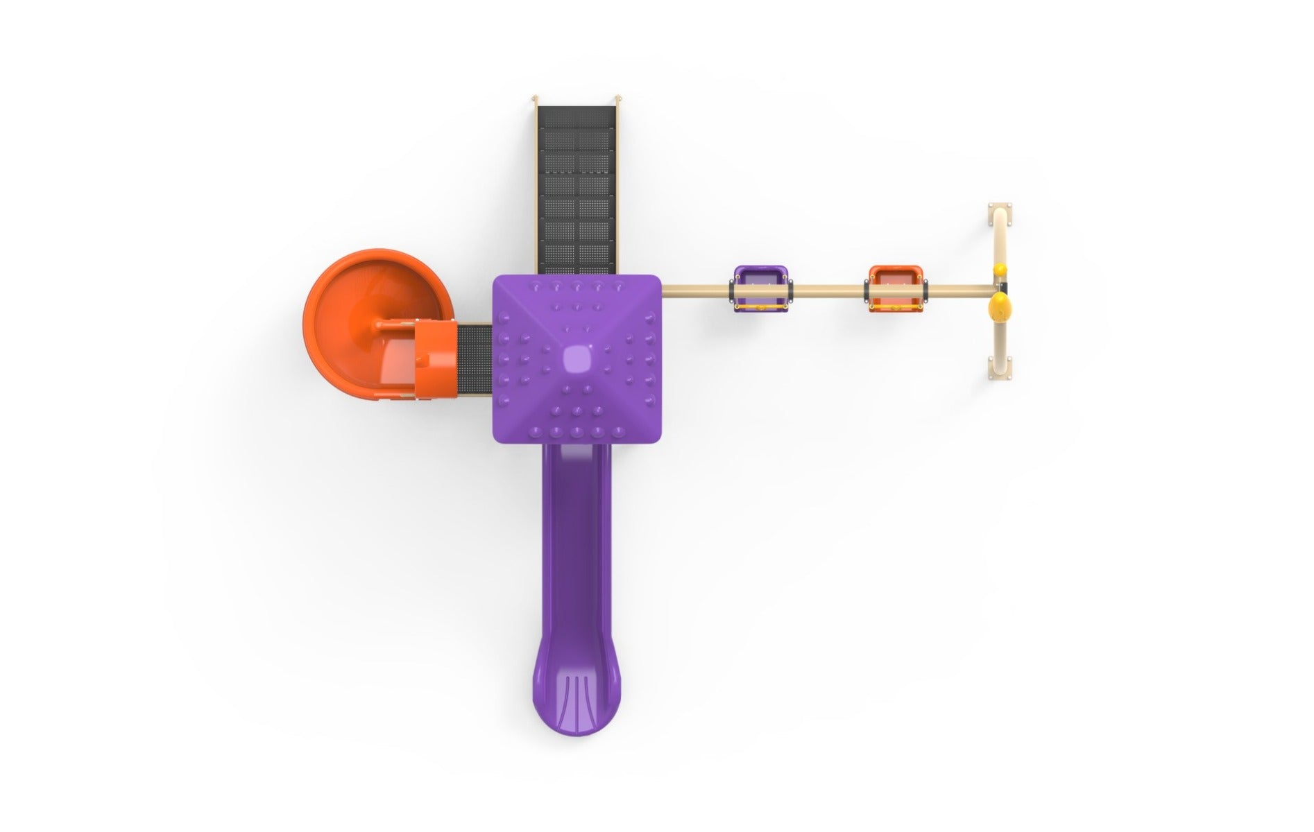 Buy Almond Series Slide with Tower and Swings | Yallatoys.com