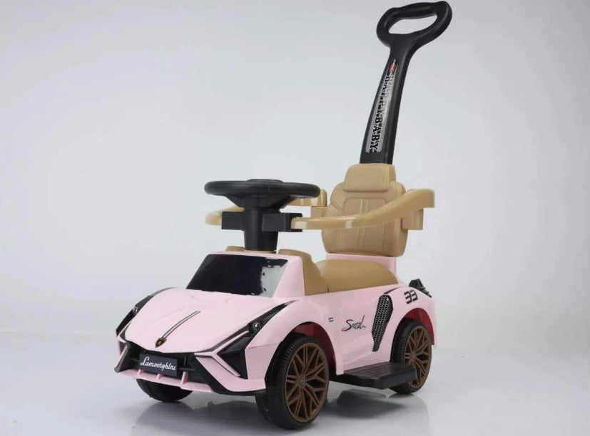 Buy Ride On Pushing Car with Light and Music Pink | Yallatoys.com