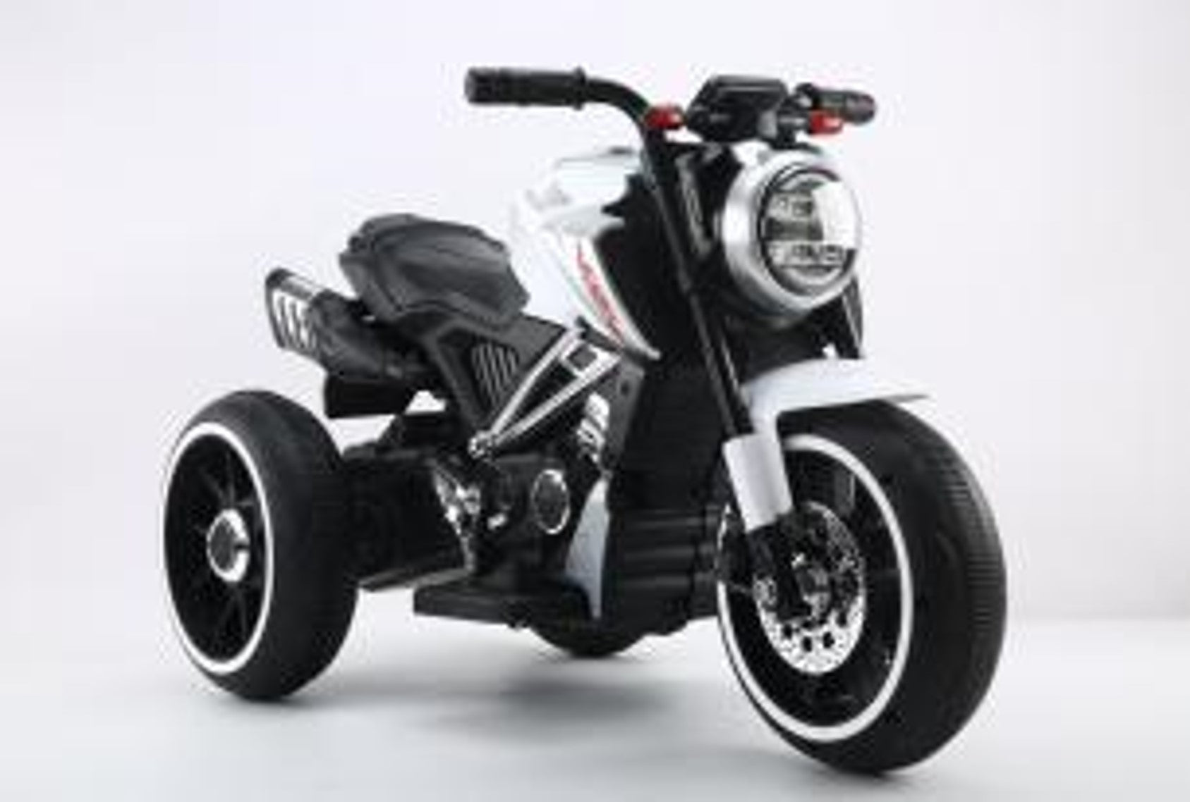 Buy Kids Battery Powered Ride On Bike White | Yallatoys.com
