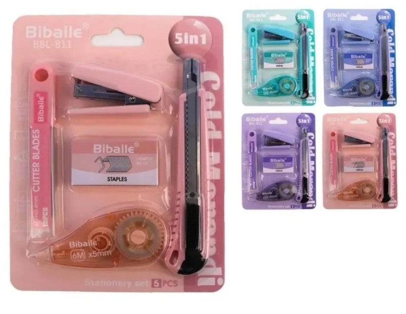 Buy Bibaile 5 In 1 Stationery Set Assorted (Sold Separately Subjected to Availability) | Yallatoys.com
