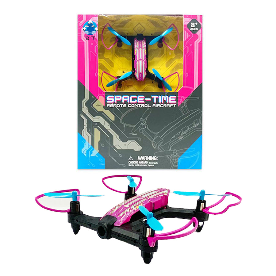 Buy Small Four Axis Aircraft With Light 2.4g Pink | Yallatoys.com