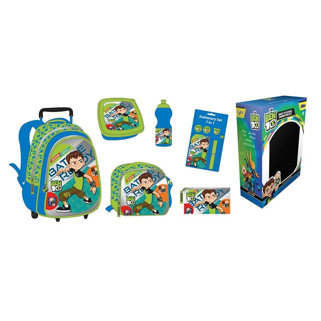 Buy Ben 10 12 in 1 Trolley Set 16inch | Yallatoys.com