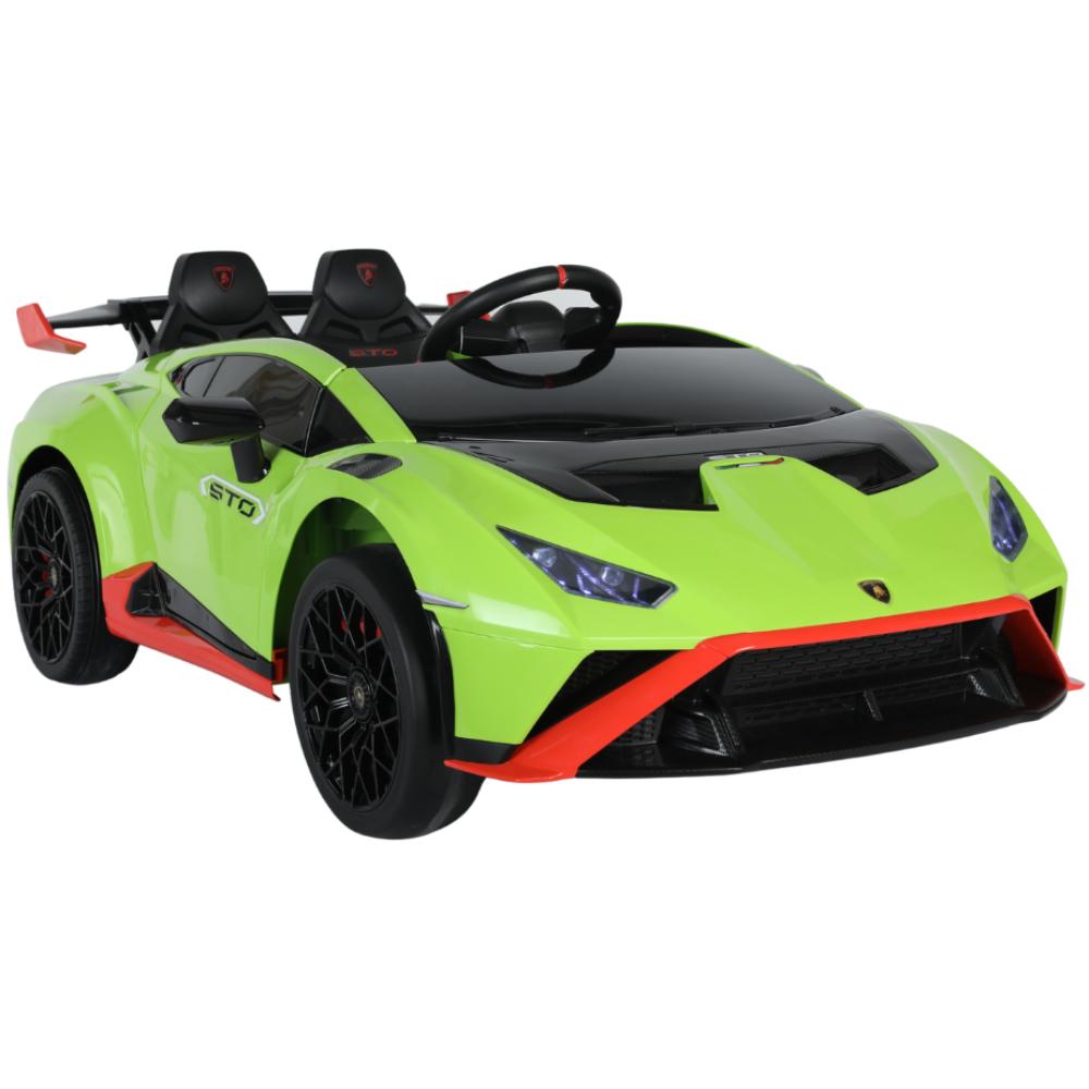 Buy Electric Ride On Car Batttery Operated Lamborghini Green | Yallatoys.com
