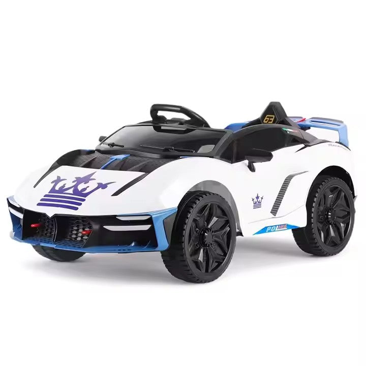 Buy Orbic Kids Battery Operated Car with Remote Control White | Yallatoys.com