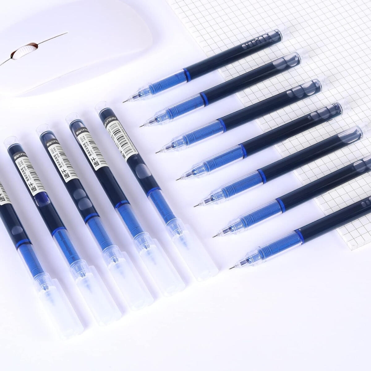Buy Direct Liquid Roller Ball Pen 12Pcs | Yallatoys.com