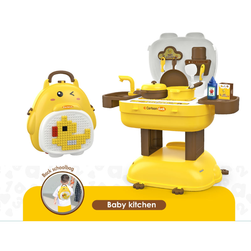 Buy Duck 3 in 1 Kitchen and BackPack 36 Accessories | Yallatoys.com