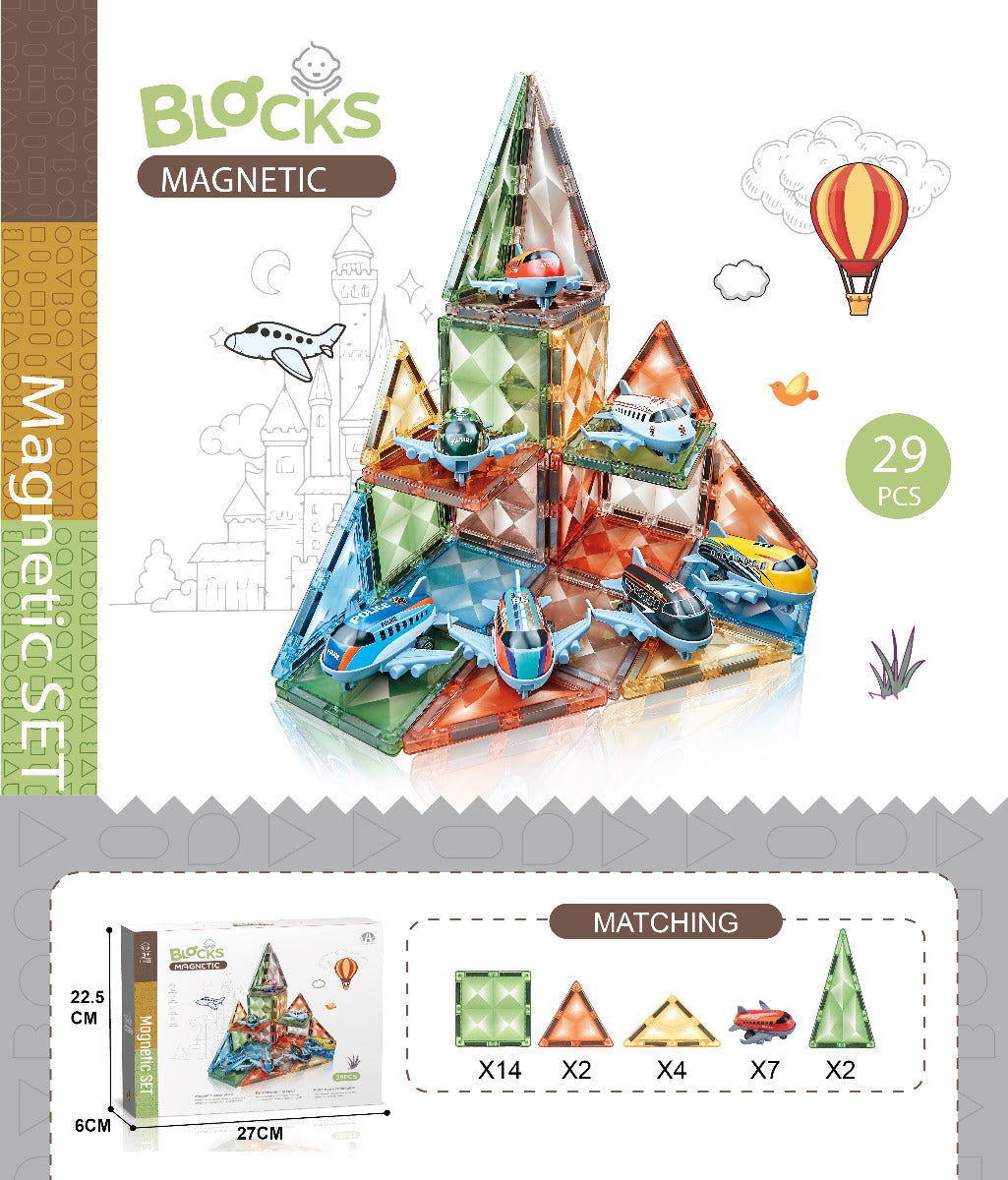 Buy Magnetic Diamond building blocks 29pcs | Yallatoys.com