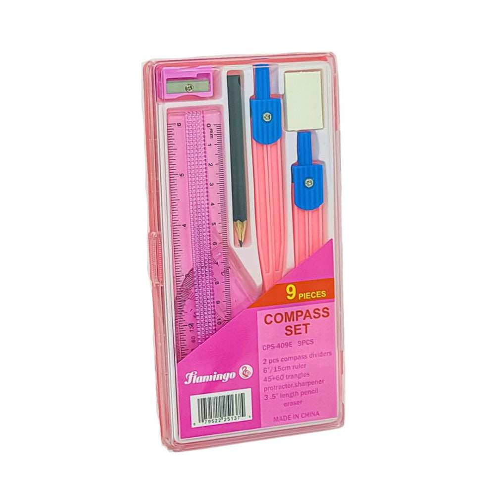 Buy Flamingo Math Set 9Pcs | Yallatoys.com
