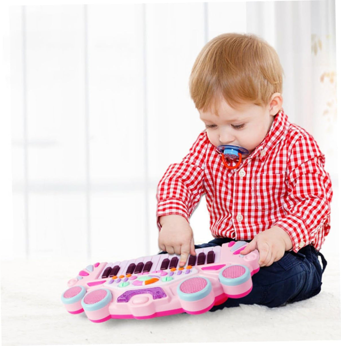 Buy Electric Music Piano Pink | Yallatoys.com
